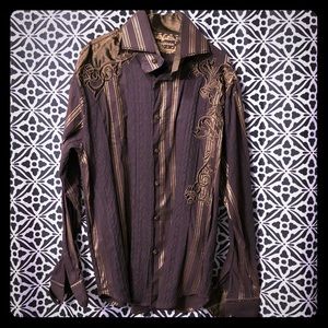 Men’s Brown dress shirt